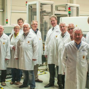 Die SPD Burbach zusammen mit den Geschäftsführer der EBV Elektronik GmbH Andreas Fries